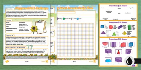 Summer in Canada: Intermediate Playground Math Challenges