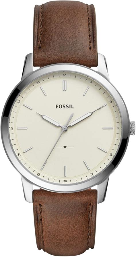 Fossil Minimalist Men's Watch with Leather or India | Ubuy