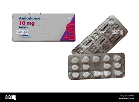 Packet of Amlodipine tablets pack of 28 tablets 10 mg with blister ...