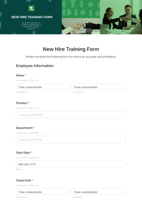 Image result for Training Template Process Form