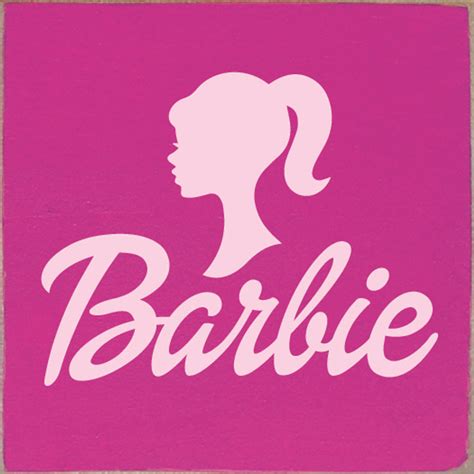 Barbie - Head Silhouette | Barbie Wood Signs | Sawdust City Wood Signs
