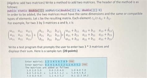 C# Program to Add Two Matrices Using 2D Array 的图像结果