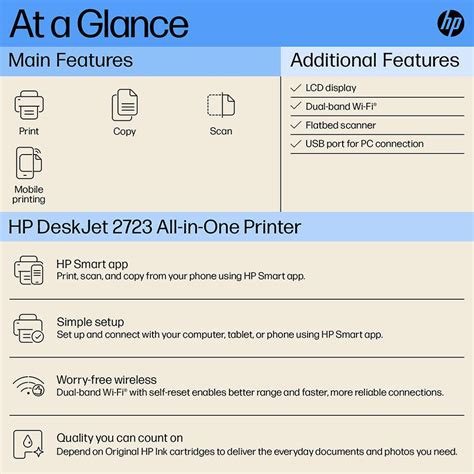 HP DeskJet 2723 Multi-function WiFi Color Inkjet Printer with Copy ...