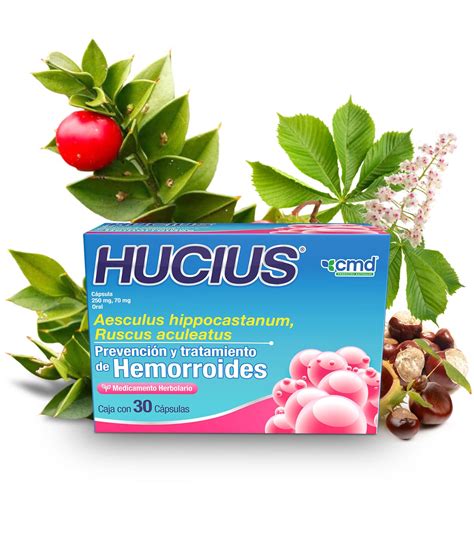 Hucius y Ruscus Tratamiento y prevención de hemorroides – Biofarma