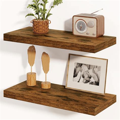 Amazon.com: Floating Shelves, 8 Inch Deep Floating Shelves, 24"W x 8"D ...