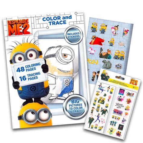 Buy Despicable Me Minions Coloring Book with Stickers ~ over 200 ...