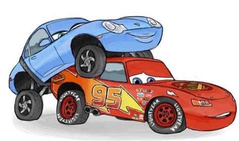 R34 of Sally Carerra And Lightning Mcqueen [Disney Cars] : r/rule34