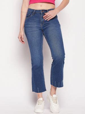 Buy Madame Blue Solid Skinny Fit Jeans Online