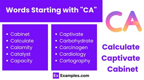450+ CA Words: Meaning , PDF