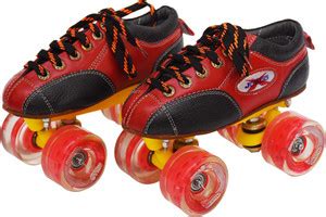 Jaspo pro Hyper Quad Shoe Skates(size-5)(red) Quad Roller Skates - Size ...