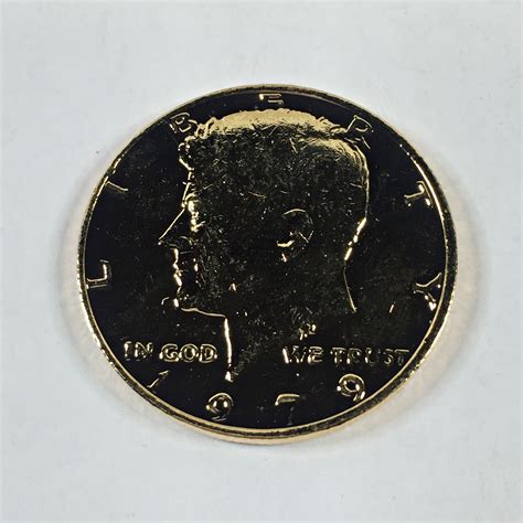 1979 24K Gold Layered Kennedy Half Dollar | Property Room
