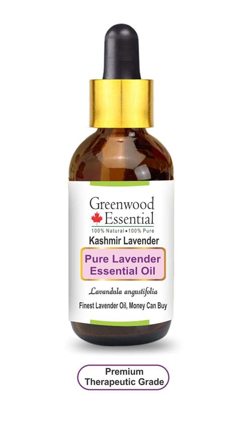 Buy Greenwood Essential Pure Kashmir Lavender Essential Oil (Lavandula ...