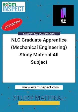 Buy NLC Graduate Apprentice (Mechanical Engineering) Study Material All ...