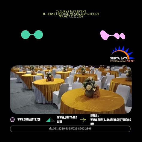 Sewa Meja Bulat Plus Cover Dan Kursi - Pusat Sewa Alat Dan Perlengkapan ...