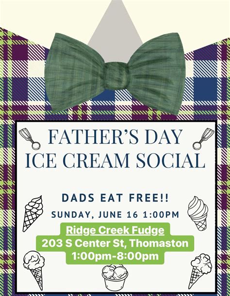Free Father’s Day Ice Cream, Ridge Creek Fudge, Thomaston, 16 June 2024 ...