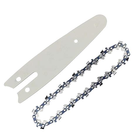 FDJ Mini Chainsaw Guide Bar and Saw Chain 4-inch Replacement Saw Bar ...