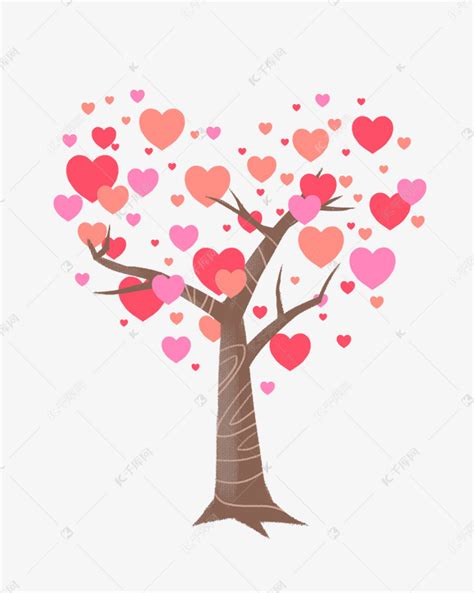 爱情树设计图__树木树叶_生物世界_设计图库_昵图网nipic.com
