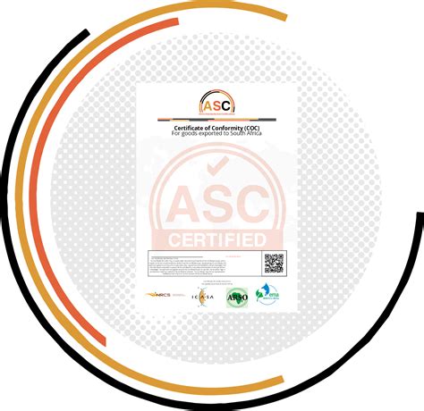Certificate of Conformity (COC) - ASC - Africa Standards & Certification
