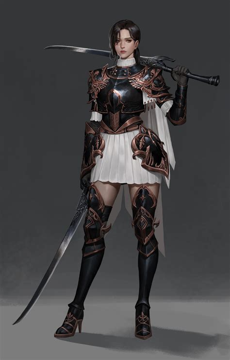 ArtStation - a two-handed knight