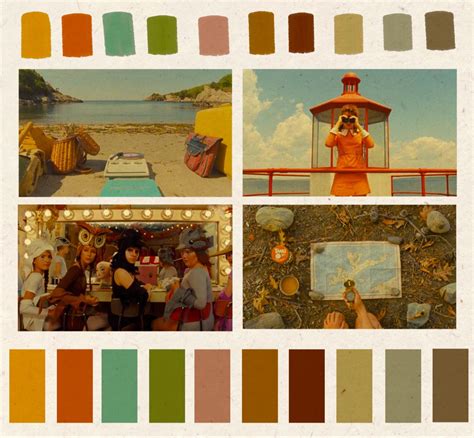 Moonrise Kingdom - Color Palette | Movie color palette, Wes anderson ...