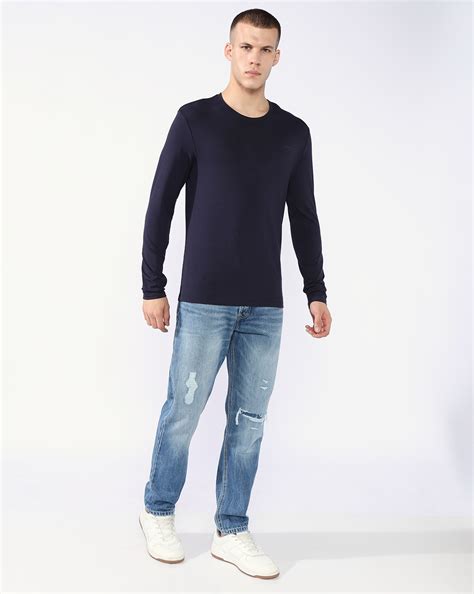 Slim Fit T-shirt with Bold Logo