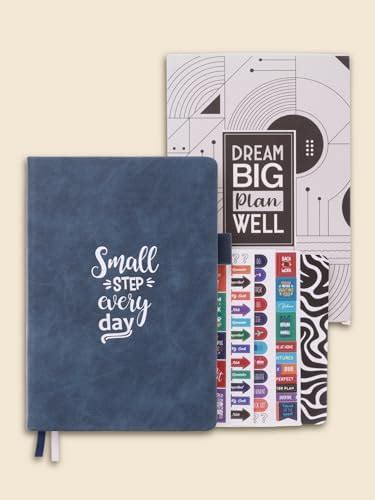 LAURET BLANC 12Months Undated Planner, 12 Monthly Spreads, 52 Weekly ...