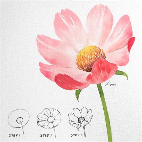 How To Draw Flowers Realistic