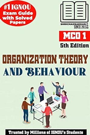 Buy IGNOU MCO 1 Help Book Organization Theory and Behavior (5th Edition ...