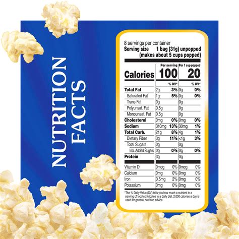 Popcorn Nutrition Label NEW LIGHT & TANGY POPCORN SEASONING – Mingle