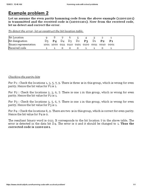 Hamming Code Examples 的图像结果