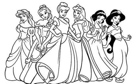 Coloring Pages Disney Princess - Download Free Printable
