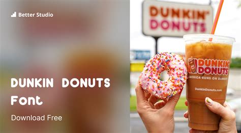 Dunkin' Donuts Logo Fonts In Use, 45% OFF