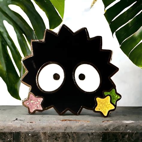 KOZUKI Buy Dust Sprite Enamel Pin - Anime Haku Brooch at Ubuy India