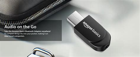 Amazon Basics 2 in 1 Bluetooth 5.0 Transmitter Receiver | 3.5mm Stereo ...