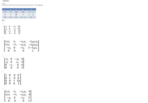 Image result for DH Transformation Matrix