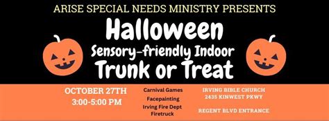 Sensory-Friendly Indoor Trunk or Treat, 2435 Kinwest Pkwy, Irving, TX ...