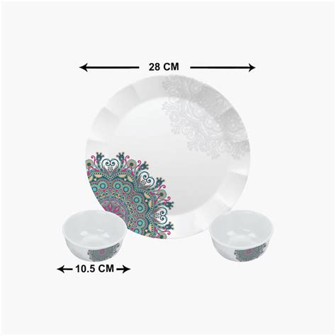 Buy SERVEWELL Dora Printed 18-Pc. Dinner Set from Servewell at just INR ...