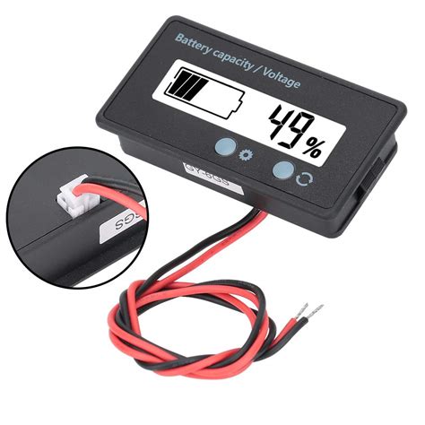 8-100V Battery Capacity Monitor, Voltage LCD Battery Display, GY-6GS ...