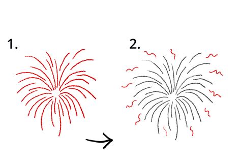 Image result for How to Draw a Firework