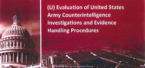 Image result for Counterintelligence Report Examples