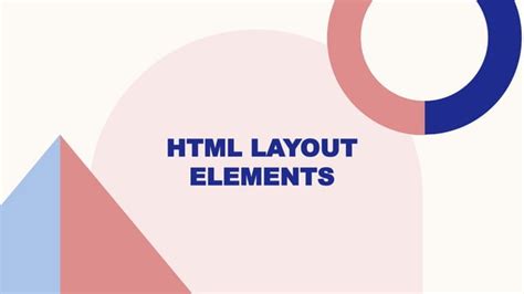 HTML Layout Elements and Techniques 的图像结果