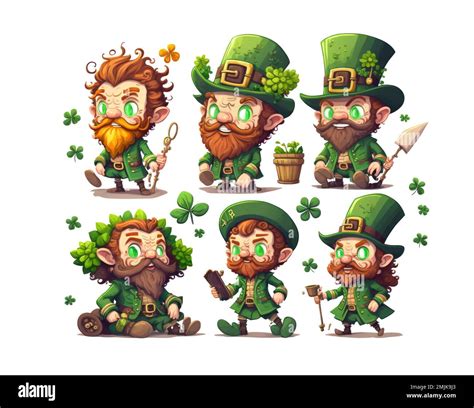 Saint patrick day leprechaun character hi-res stock photography and ...