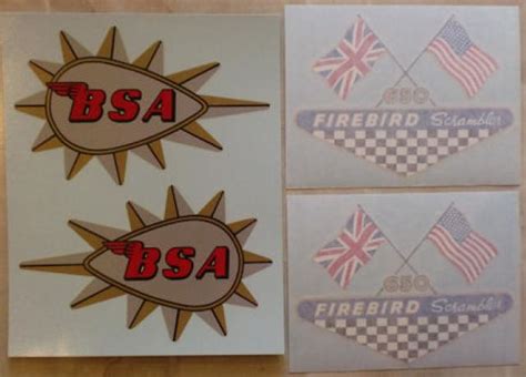 BSA Transfers and Stickers | BRITISH Only Austria Fahrzeughandel GmbH