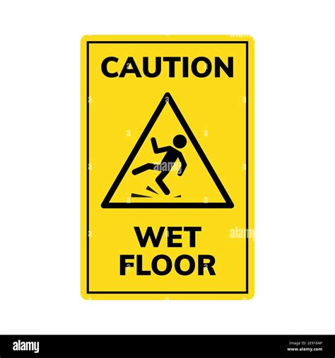 Caution Wet Floor Symbol