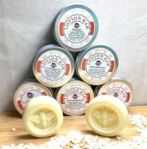 Organic Beeswax Lotion Bar, Natural Body Butter, Aromatherapy - Etsy