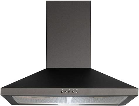 Buy SIA CHL70BL 70cm Black Chimney Cooker Hood Fan And Toughened Glass ...