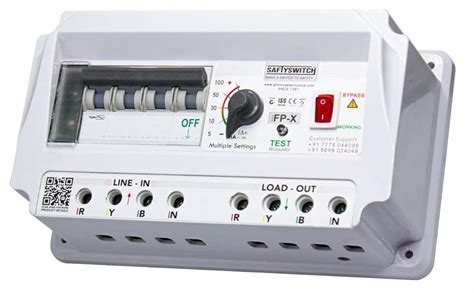 Saftyswitch FPX 40A Three Phase 4 Pole Circuit Breaker | RCCB | ELCB ...