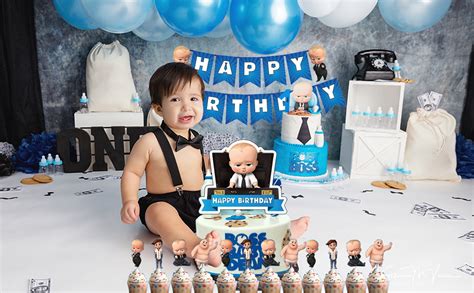 Party Propz Boss Baby Theme Decorations Combo - Happy Birthday Bunting ...