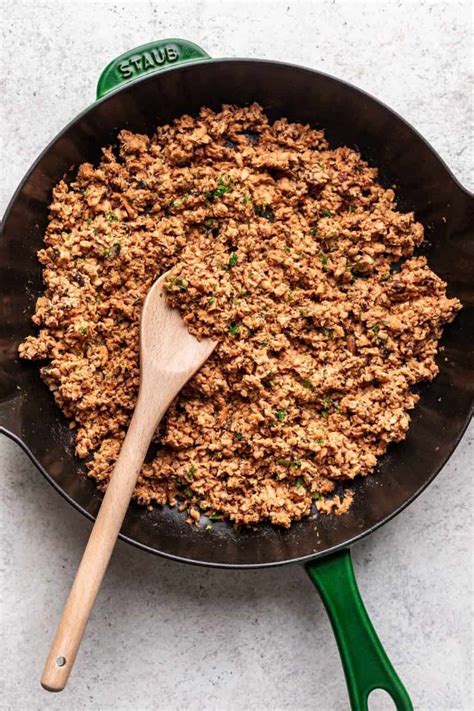 Homemade Vegan Ground Beef Recipe - Home-Cooked Roots