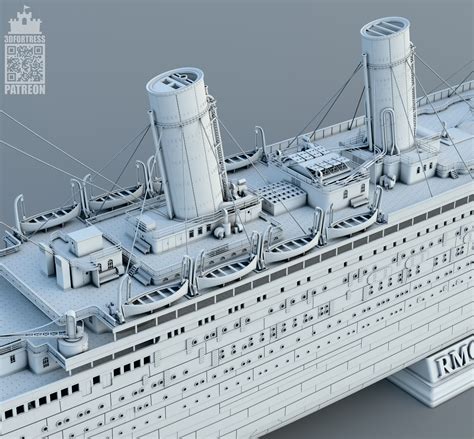 Titanic 3d model 3D model 3D printable | CGTrader